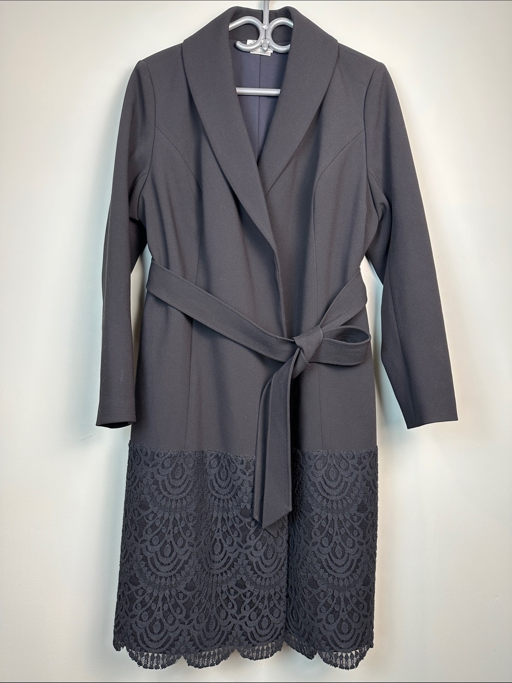 12. Lela Rose Lane Bryant Lace Trench Coat